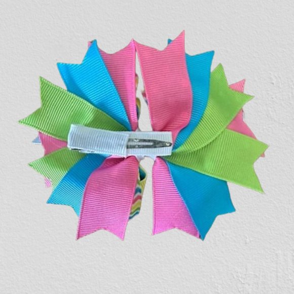 "Chick" Bottle Cap Image Deluxe Bow (2) - Picture 2 of 2